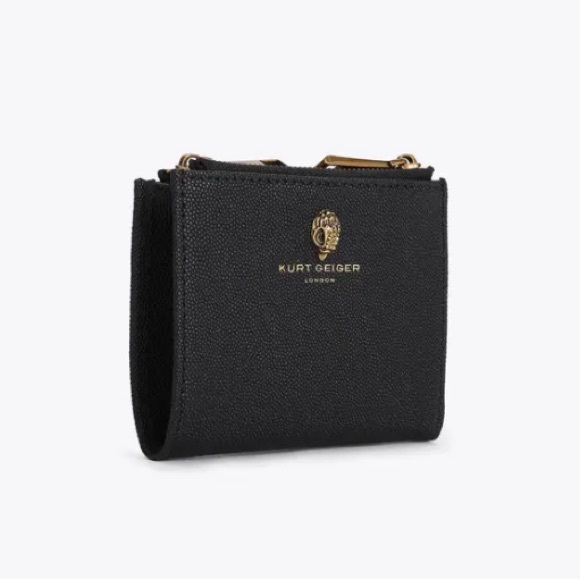 NIB Kurt Geiger Caviar Embossed Leather Mini Wallet - Picture 13 of 14